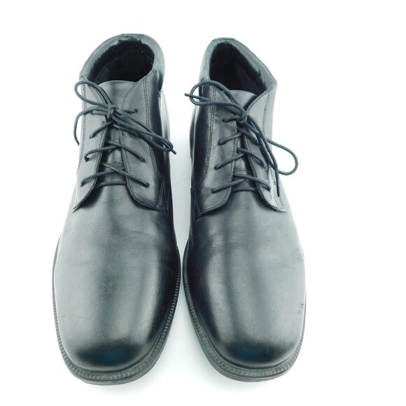 ROCKPORT Waterproof Black Leather Lace-up Ankle Boots Men\'s 13 main image 4